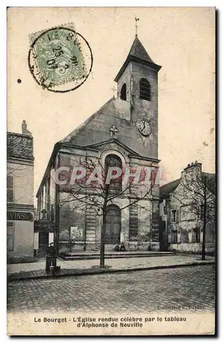 Le Bourget Cartes postales L&#39eglise rendue celebre par le tableau d&#39Alphonse de Neuville