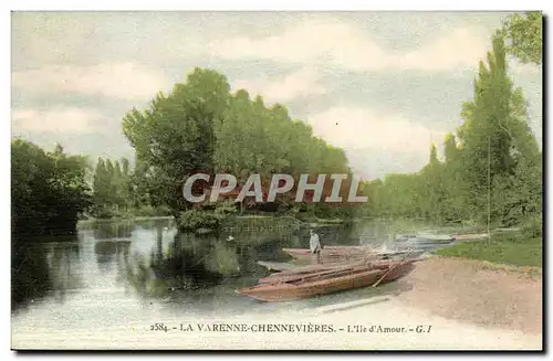 La Varenne Chennevieres Cartes postales L&#39ile d&#39amour (restaurant de l&#39ile)