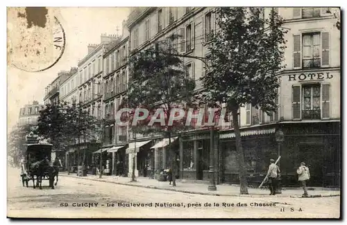 Clichy Ansichtskarte AK Le boulevard National pres de la rue des Chasses