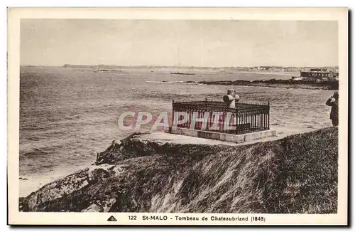 Saint Malo Cartes postales Chateau de Chateaubriand (ecrivain poete)