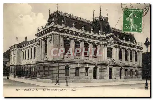 Belfort Cartes postales Palais de justice