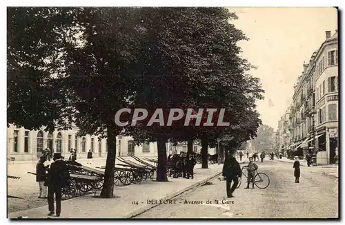 Belfort Cartes postales Avenue de la gare