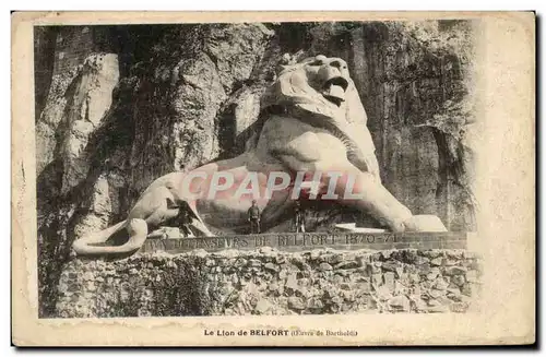 Belfort Cartes postales Lion de Belfort (Bartholdi)