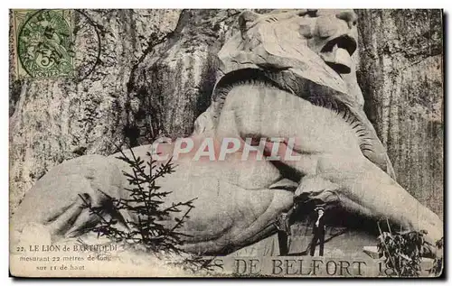 Belfort Cartes postales Lion de Belfort (Bartholdi)