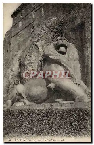 Belfort Cartes postales Lion de Belfort (Bartholdi)