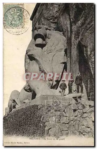 Belfort Cartes postales le lion (Bartholdi)