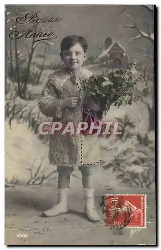 Cartes postales Fantaisie Enfant Garcon Bonne annee