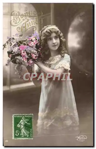 Cartes postales Fantaisie Enfant Bonne annee