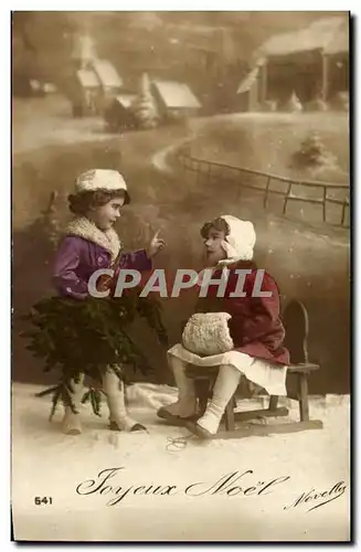 Cartes postales Fantaisie Enfant Joyeux Noel