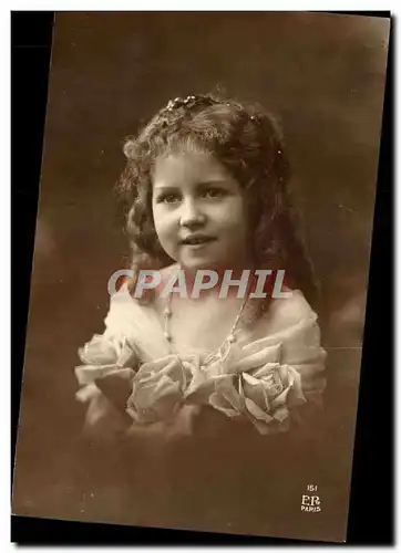 Cartes postales Fantaisie Enfant Fille