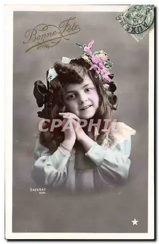 Cartes postales Fantaisie Enfant Bonne fete