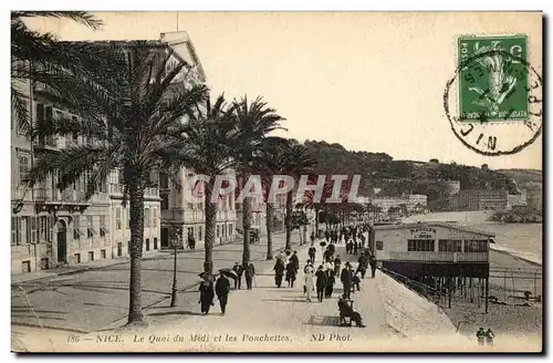 Nice Cartes postales Le quai de Midi et les Ponchettes