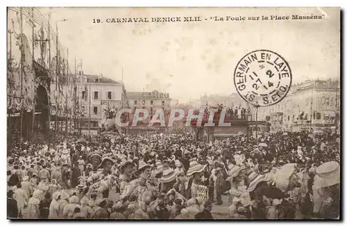 Nice Cartes postales Carnaval de Nice XLII La foile sur la place Massena