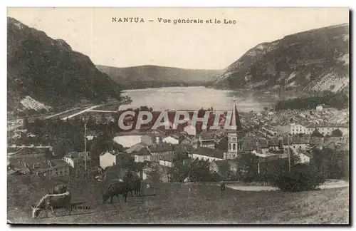 Nantua Cartes postales Vue generale et le lac