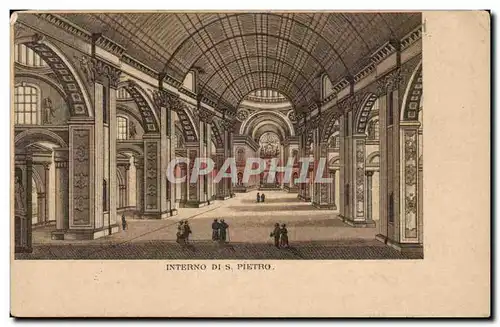 Italia - Italy - Italie - Roma - Rome - Interno di S Pietro - Cartes postales