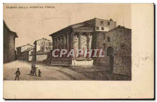 Italia - Italy - Italie - Roma - Rome - Tempio della Fortuna Virile - Mosieur Gauchy - Cartes postales