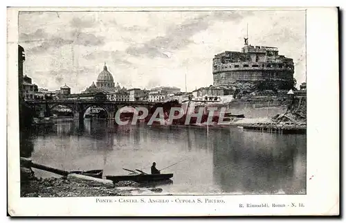 Italia - Italy - Italie - Ponte - Castel - S Angeko - Cupola S Pietro - Mosieur Gauchy - Cartes postales