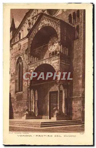 Italia - Italy - Italie - Verona - Protiro Del Duomo - Cartes postales