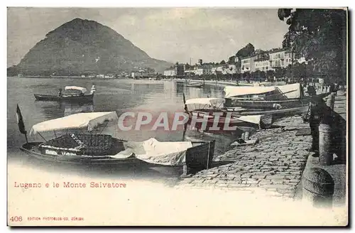 Suisse - Schweiz - Lugano - e le Monte Salvatore - Cartes postales