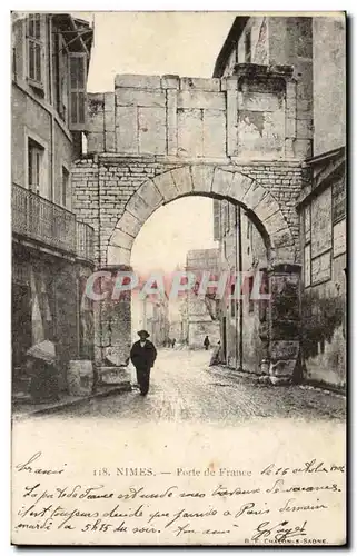 Nimes Cartes postales Porte de France