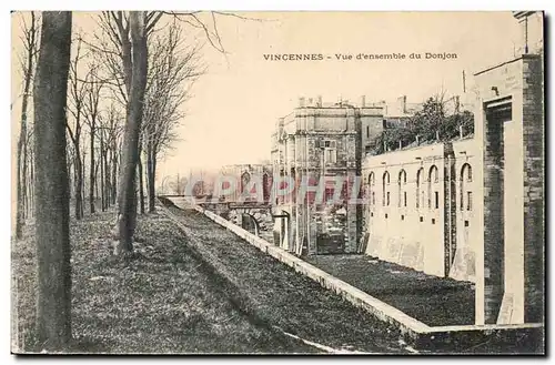 Vincennes Cartes postales Vue d'ensemble du donjon