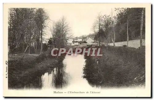 Melun Cartes postales L&#39embouchure de l&#39Almont