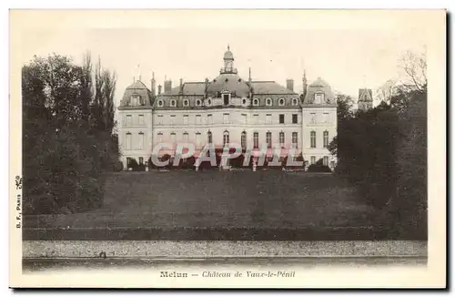 Melun Ansichtskarte AK Chateau de Vaulx le Penil