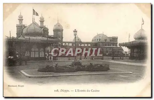 Dieppe Cartes postales L&#39entree du casino