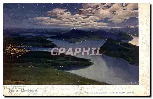 Suisse Cartes postales Pilatus Mondnacht