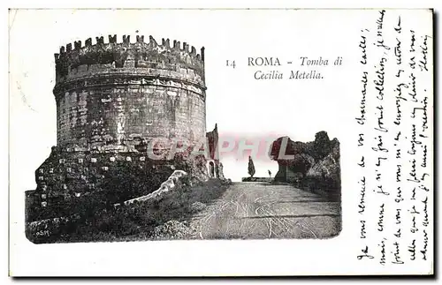 Italie ITalia Cartes postales Roma Tomba di Cecilia Metella