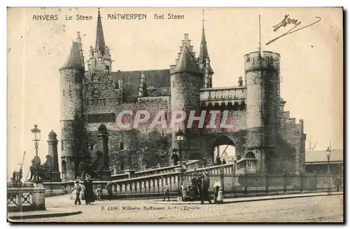 Belgie Belgique Cartes postales Anvers Antwerpen Hel Steen