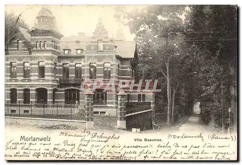 Belgie Belgique Cartes postales Morlanweiz Villa Beaumez