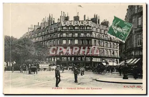 Paris Ansichtskarte AK Grand hotel du Louvre