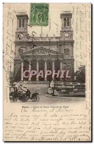 Paris Cartes postales Eglise de Saint Vincent de Paul