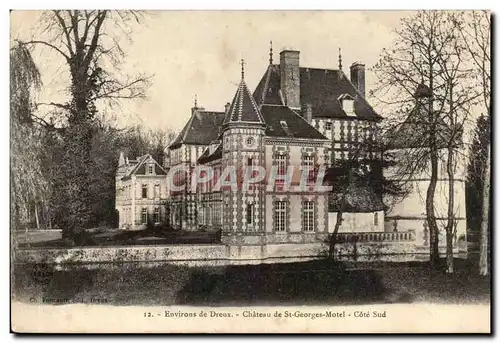 Environs de Dreux Ansichtskarte AK Chateau de St Georges Motel Cote Sud