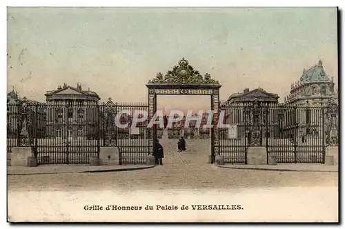 Cartes postales Grille d&#39honneur du palais de Versailles