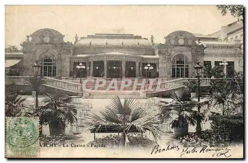 Vichy Ansichtskarte AK Facade Le casino