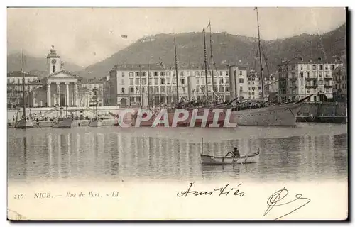 Nice Ansichtskarte AK Vue du port (bateaux)