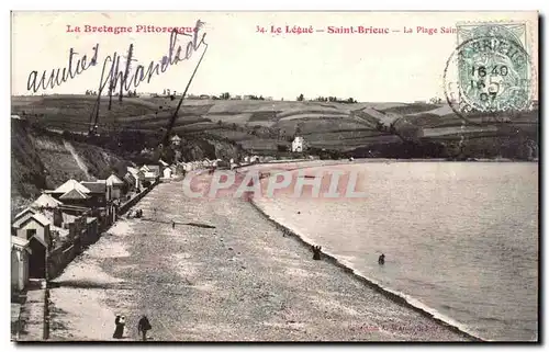 Le Legue Saint BRieuc Ansichtskarte AK La plage