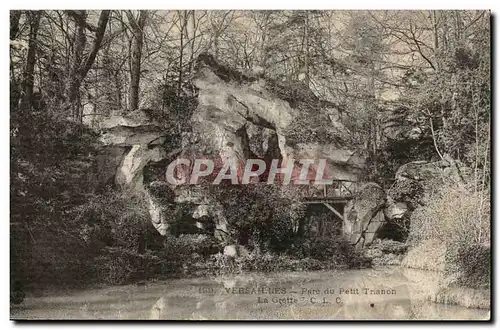 Versailles Cartes postales PArc du petit TRianon La grotte