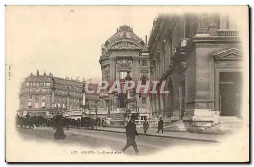 Paris Ansichtskarte AK La rue Auber