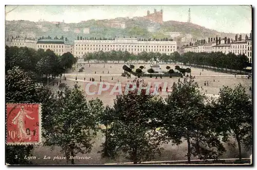 Lyon Cartes postales La place Bellecour