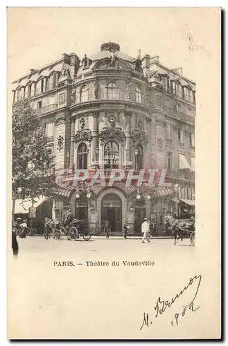 Paris Ansichtskarte AK Theatre du VAudeville (Rejane Madame Sans Gene)