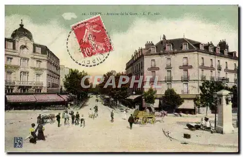 Dijon Ansichtskarte AK Avenue de la gare