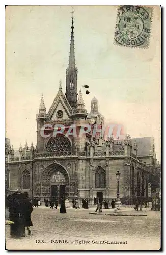 Paris Cartes postales Eglise Saint Laurent