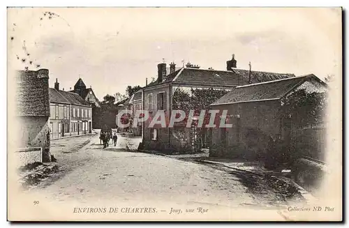 Environs de Chartres Cartes postales Jouy une rue
