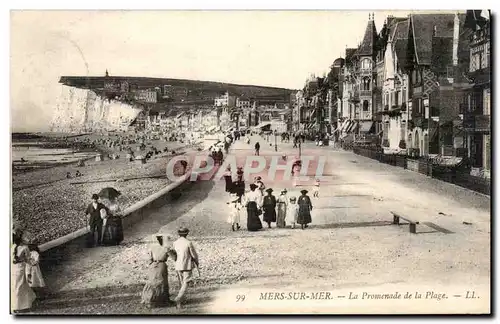 Mers sur mer - La Promenade de la Plage - Cartes postales