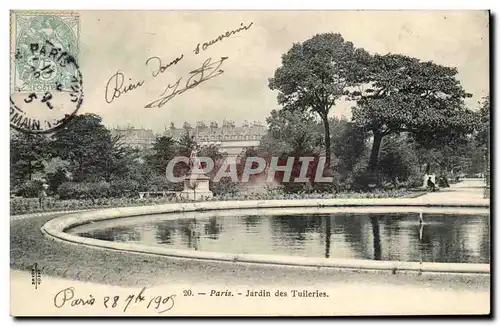 Paris 8 - Jardin de Tuilleries - Ansichtskarte AK