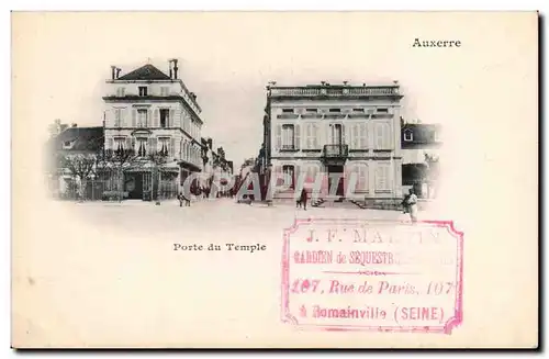 Auxerre - Porte du Temple - Cartes postales