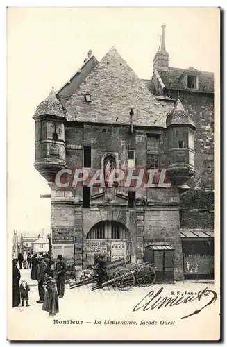 Honfleur - La Lieutenance facade Ouest - Cartes postales